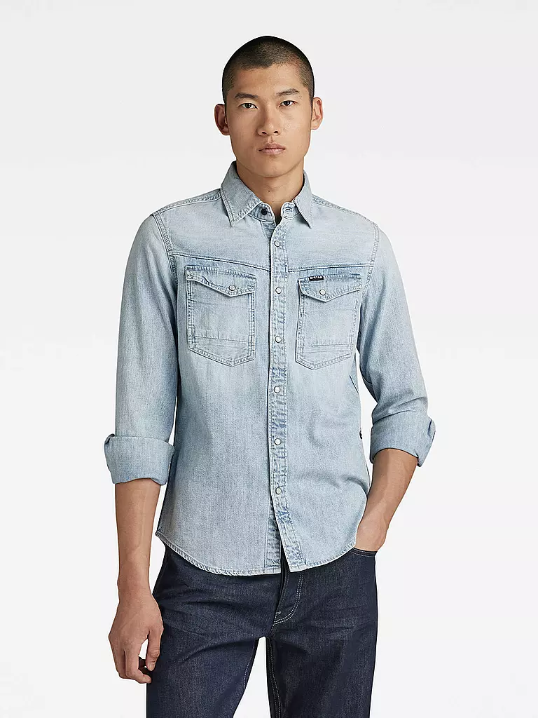 G-STAR RAW | Camicia di jeans | Blu chiaro