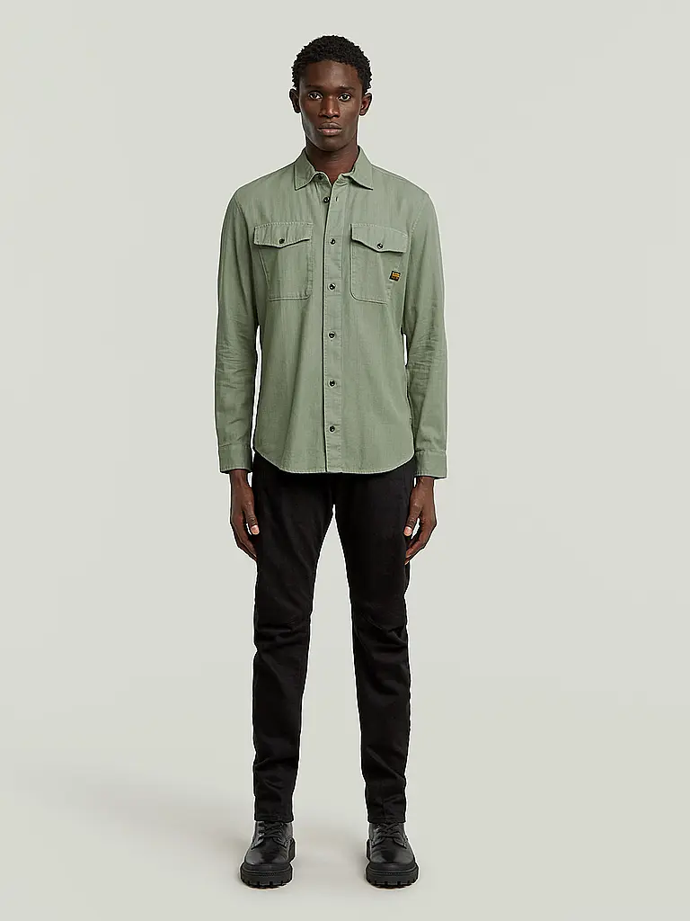 G-STAR RAW | Camicia Slim Fit MARINE | Verde chiaro