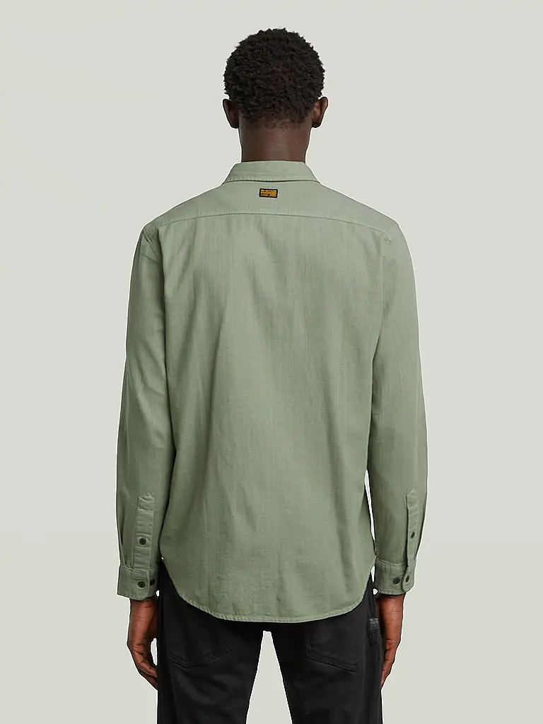 G-STAR RAW | Camicia Slim Fit MARINE | Verde chiaro