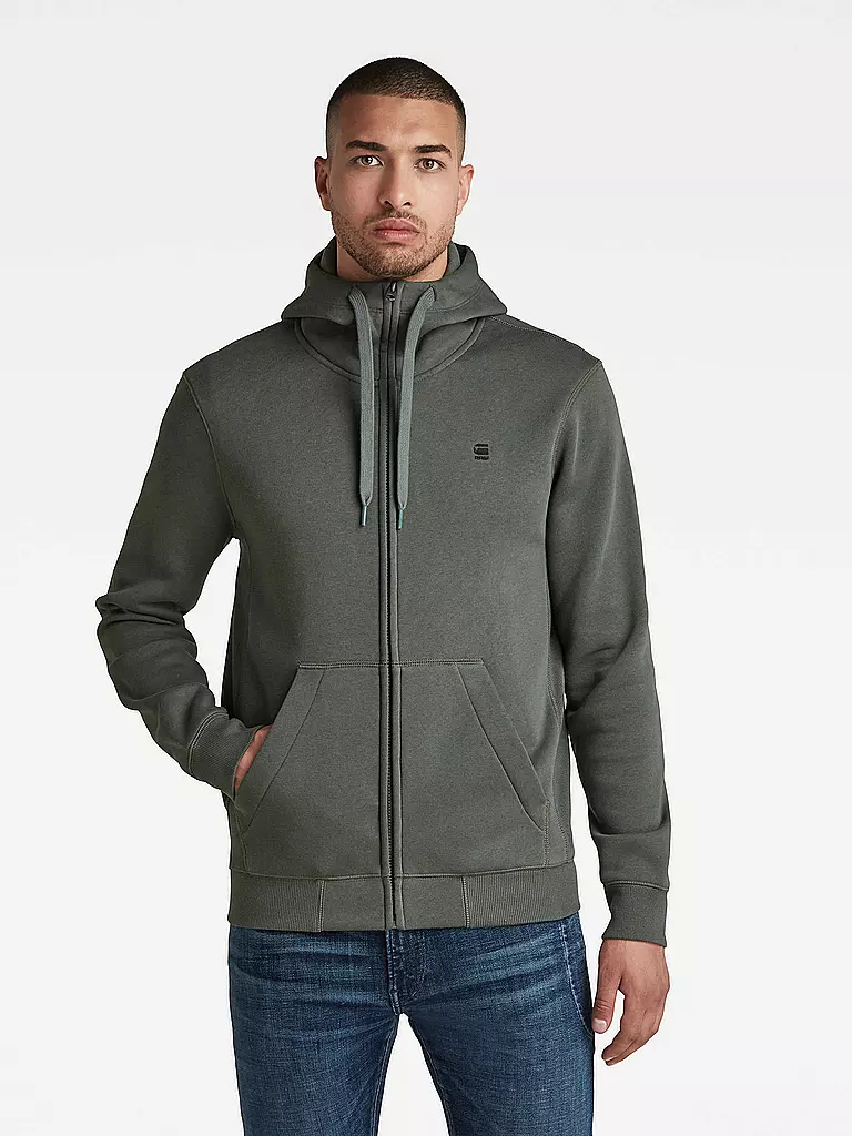 G-STAR RAW | Giacca di felpa | Grigio
