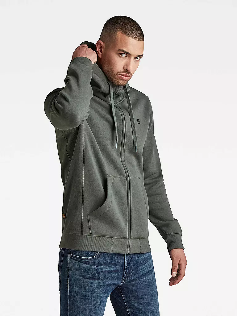 G-STAR RAW | Giacca di felpa | Grigio
