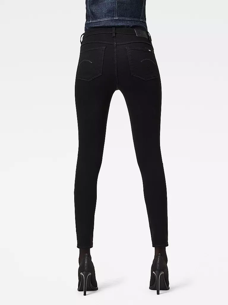 G-STAR RAW | Jeans a vita alta skinny fit 3301 | Nero