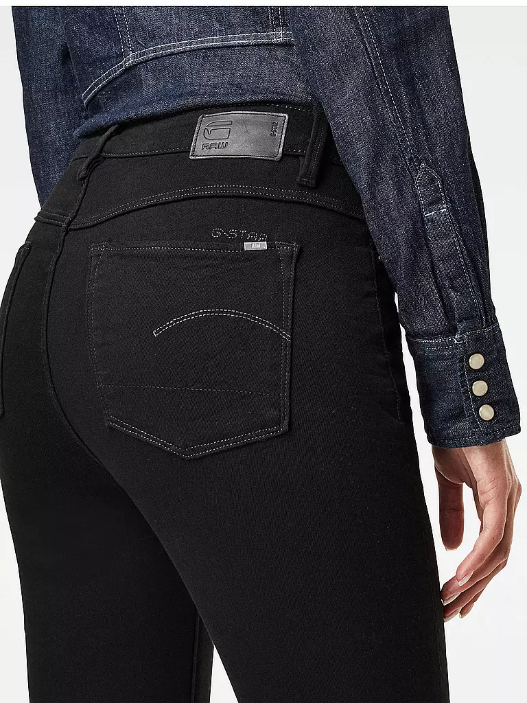 G-STAR RAW | Jeans a vita alta skinny fit 3301 | Nero