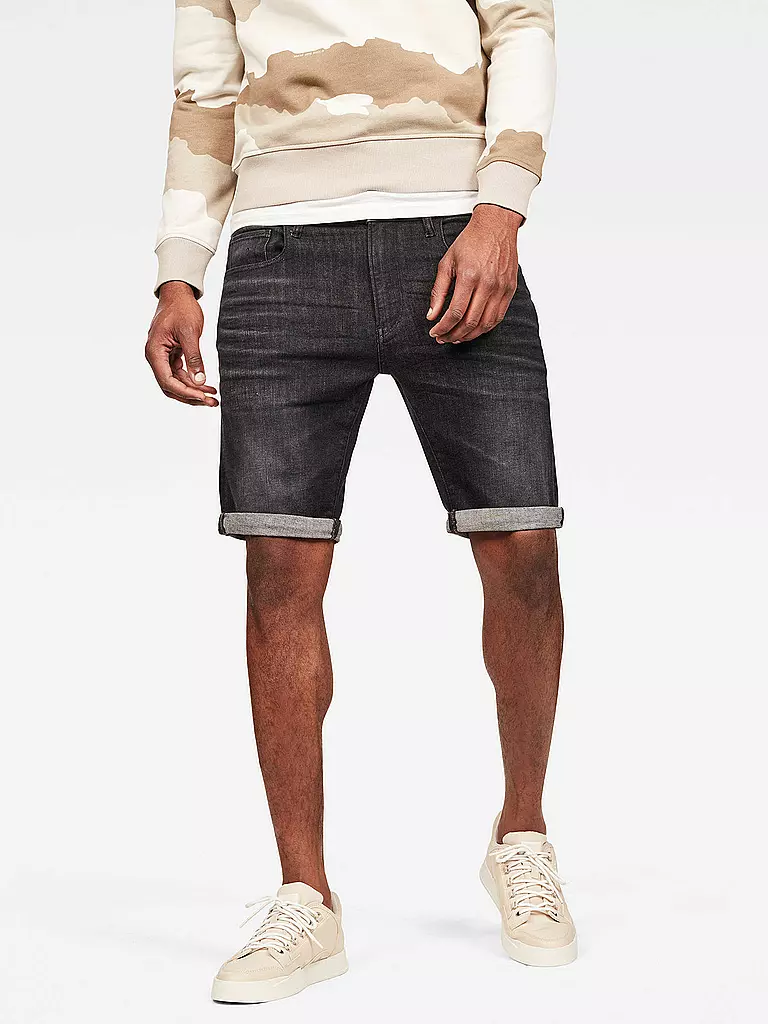 G-STAR RAW | Jeansshorts Slim Fit "3301" | Grigio