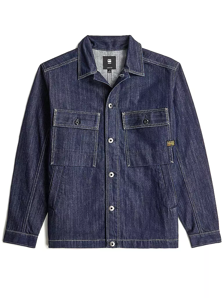 G-STAR RAW | Overshirt MOSA | Blu scuro