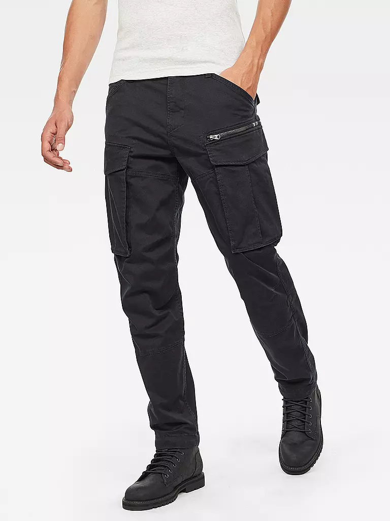 G-STAR RAW | Pantaloni cargo affusolati ROVIC ZIP 3D | Nero