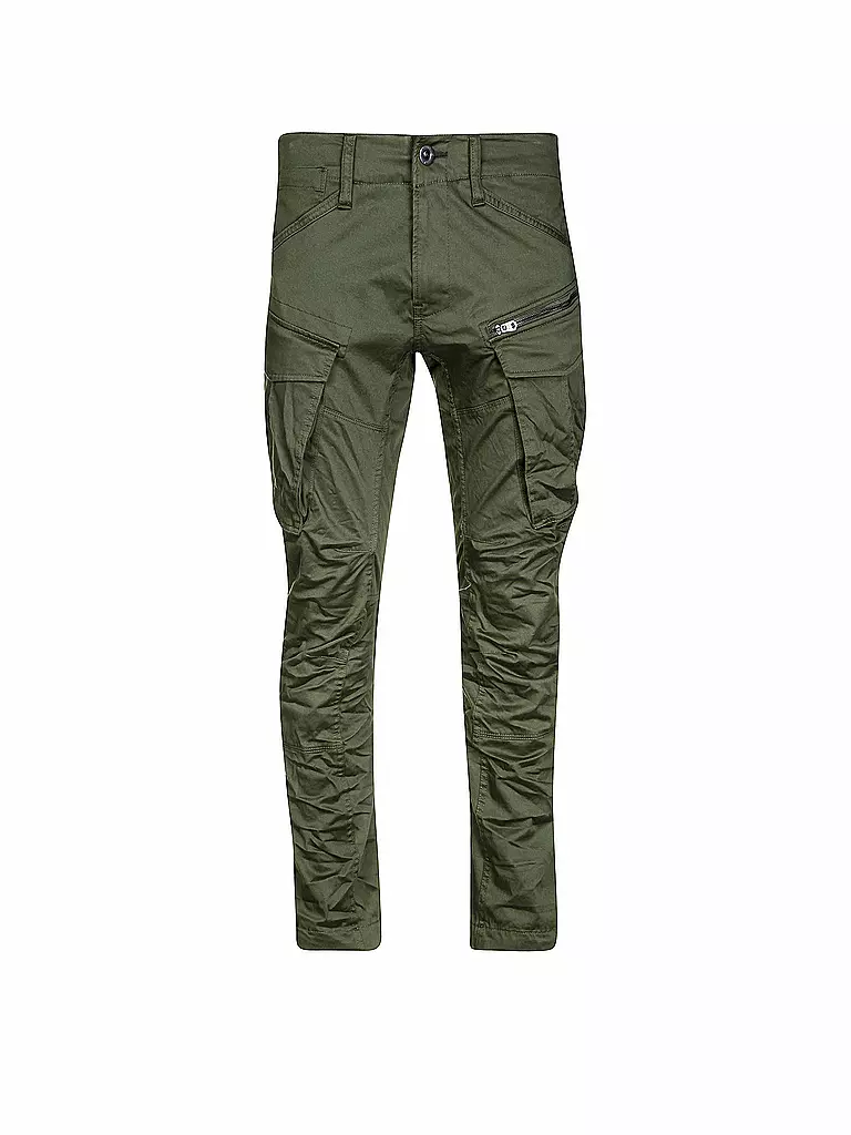 G-STAR RAW | Pantaloni cargo ROVIC 3D con vestibilità affusolata | Oliva