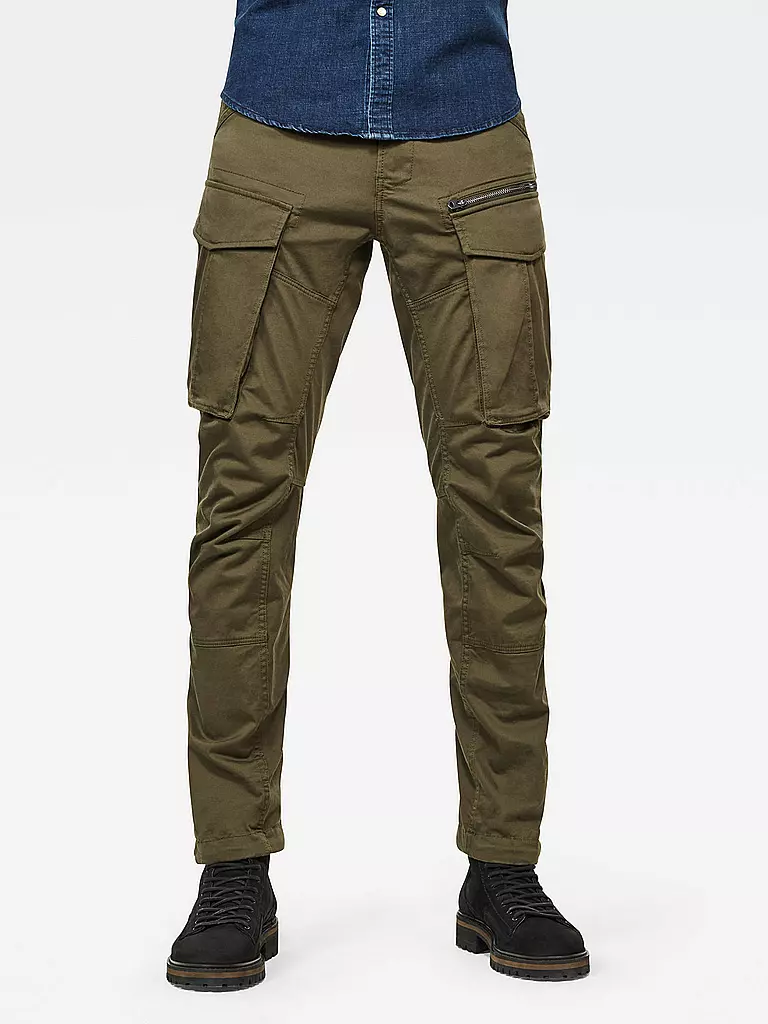 G-STAR RAW | Pantaloni cargo Rovic Tapered Fit | Oliva