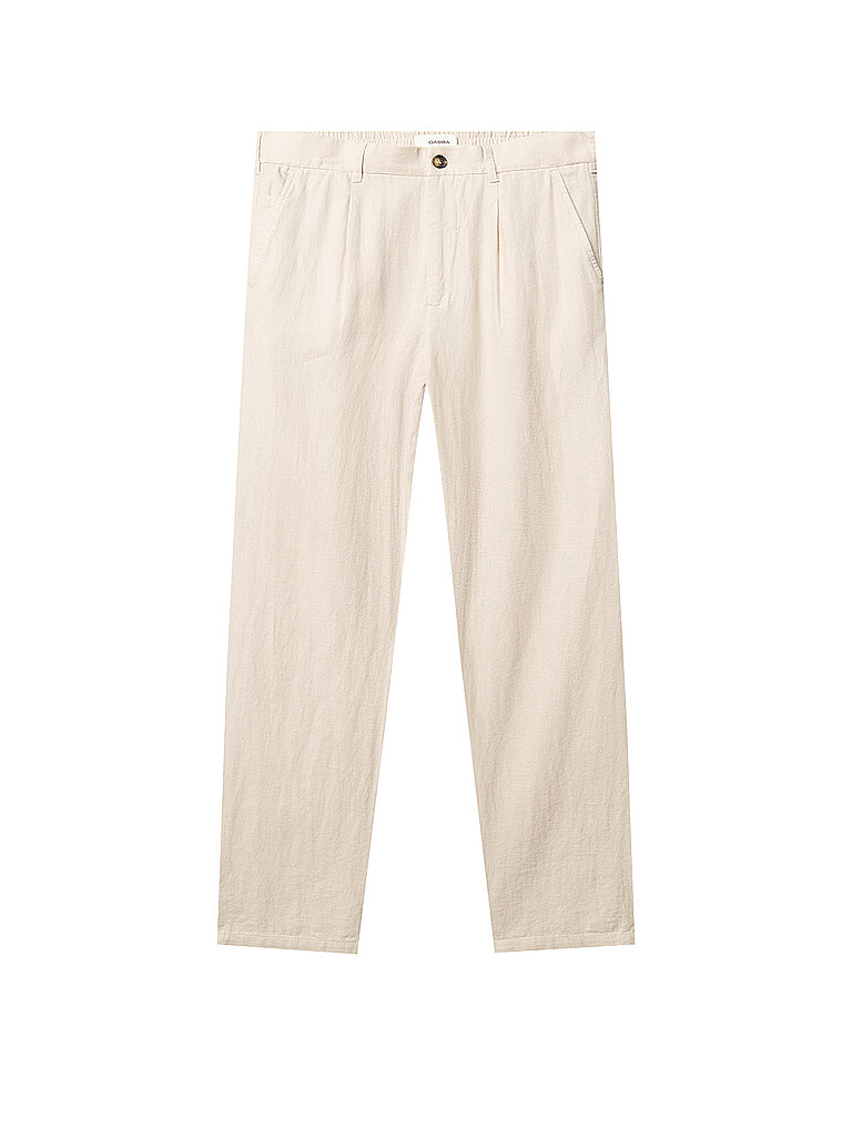 Chino NAPOLI 19 LINO crema XL
