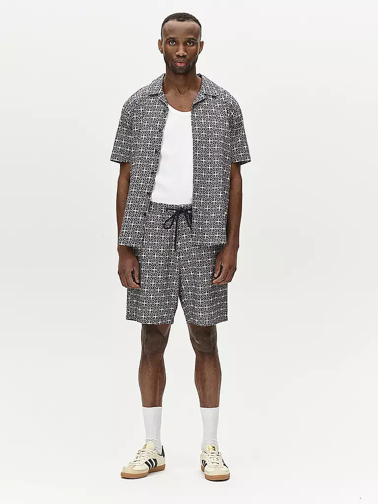 GABBA | Camicia TIMO AOP | Blu