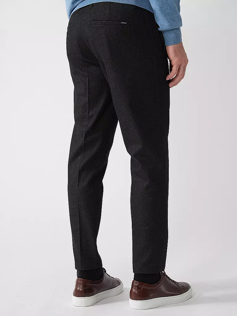 GABBA | Chino MONZA SHAFI WOOL | Nero