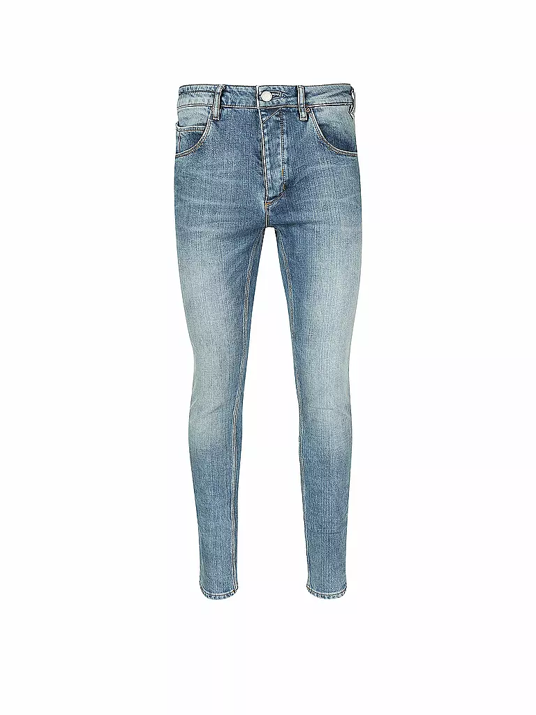 GABBA | Jeans Straight Slim Fit "Rey" | Blu