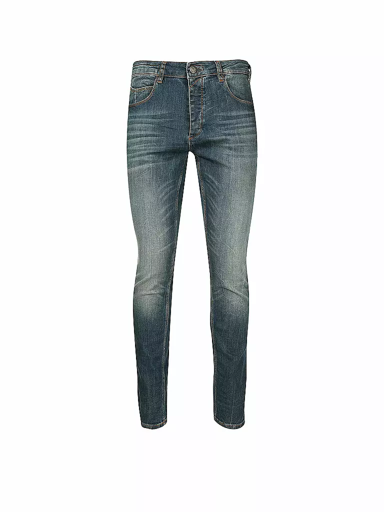 GABBA | Jeans Straight Slim Fit "Rey" | Blu