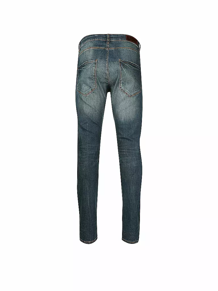 GABBA | Jeans Straight Slim Fit "Rey" | Blu