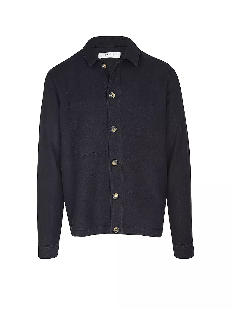 GABBA | Overshirt PETER LINO | Blu scuro