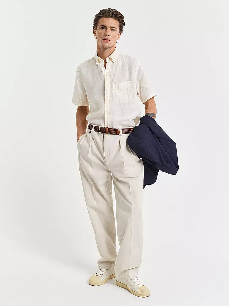 GANT | Camicia di lino regular fit | Crema