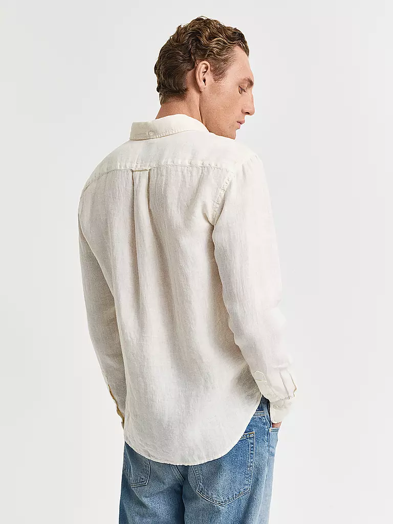 GANT | Camicia di lino regular fit | Crema