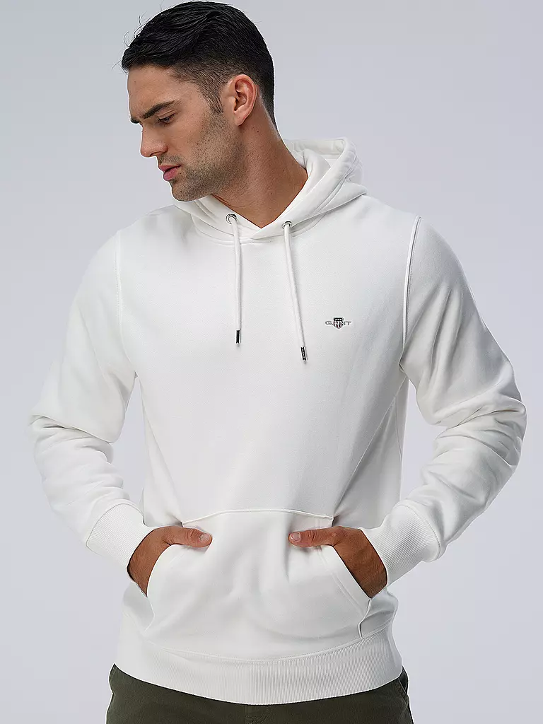 GANT | Felpa con cappuccio - Hoodie | Bianco