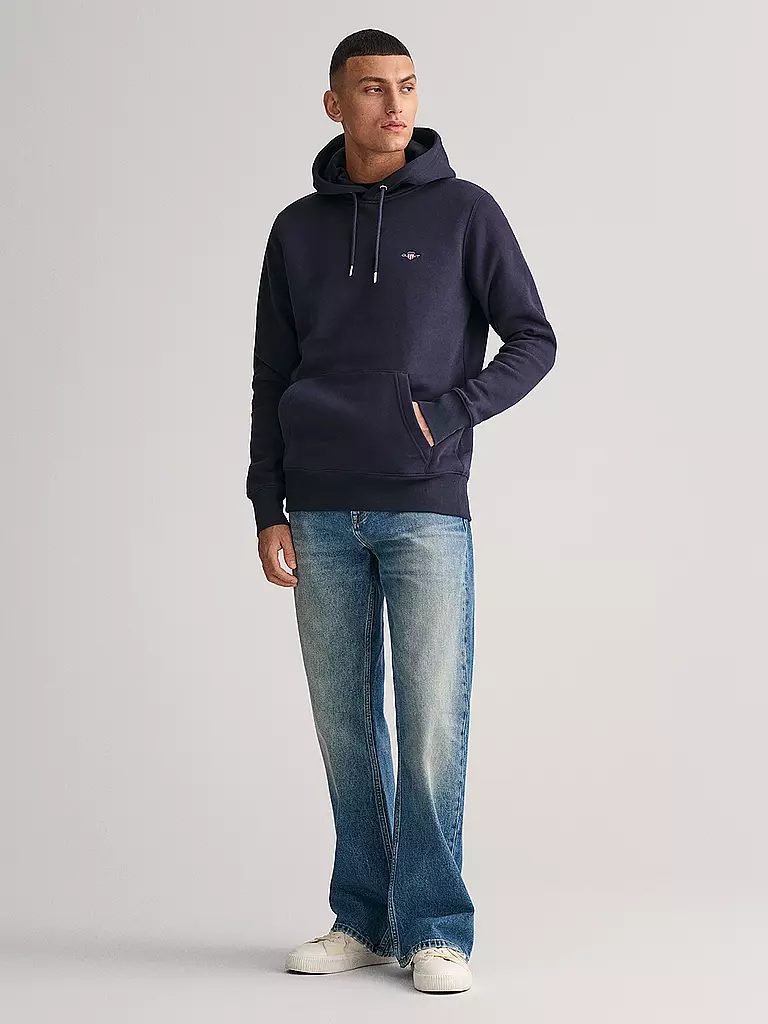 GANT | Felpa con cappuccio - Hoodie | Blu scuro
