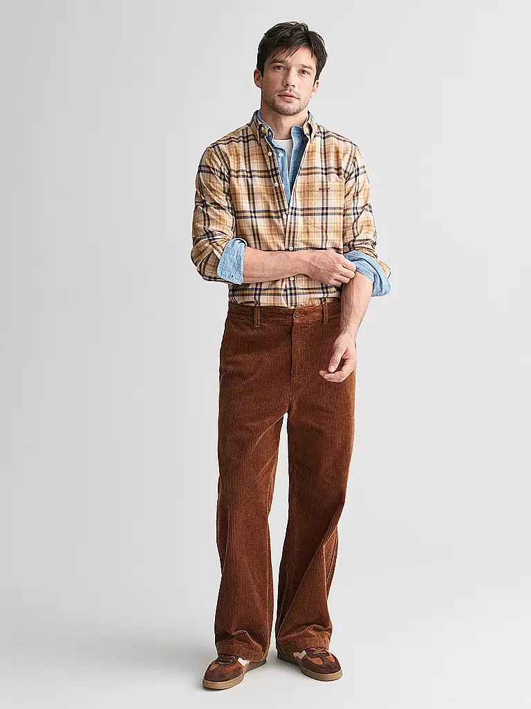 GANT | Flanellhemd  | Senape