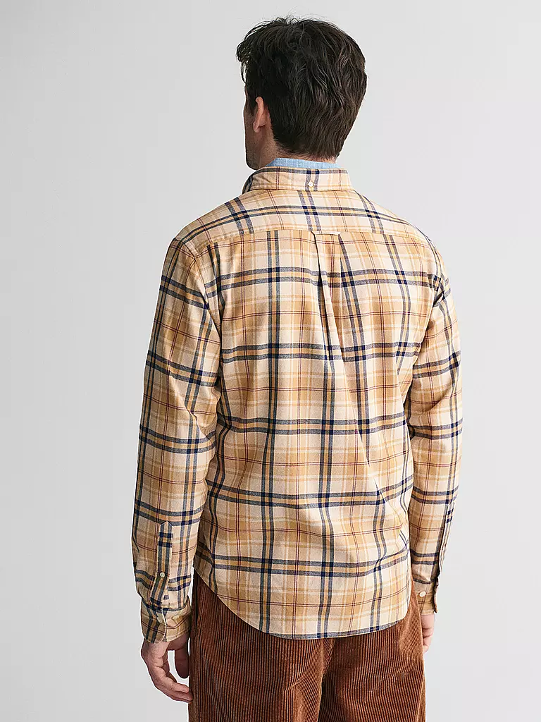GANT | Flanellhemd  | Senape