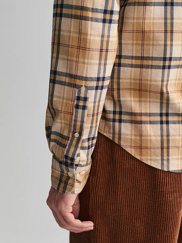 GANT | Flanellhemd  | Senape