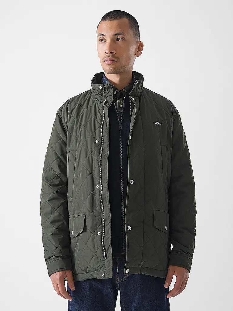 GANT | Giacca trapuntata leggera | Oliva