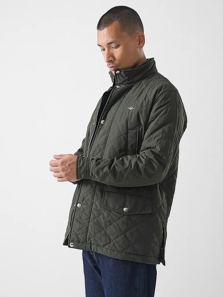 GANT | Giacca trapuntata leggera | Oliva