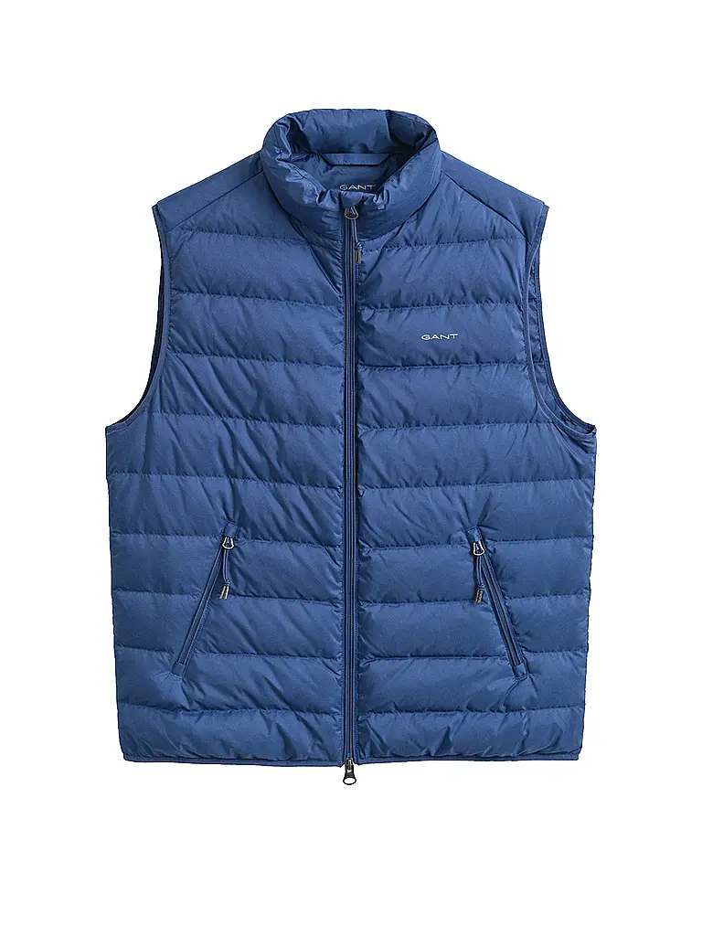 GANT | Gilet trapuntato in piuma | Blu chiaro