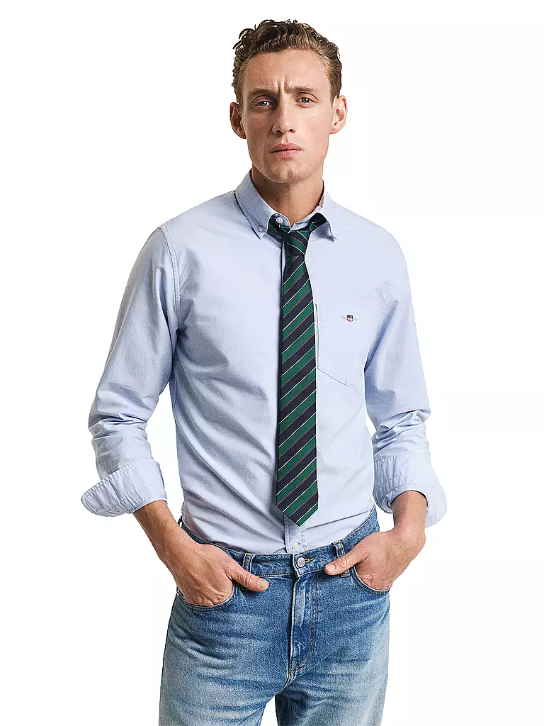 GANT | Hemd Regular Fit  | Blu chiaro
