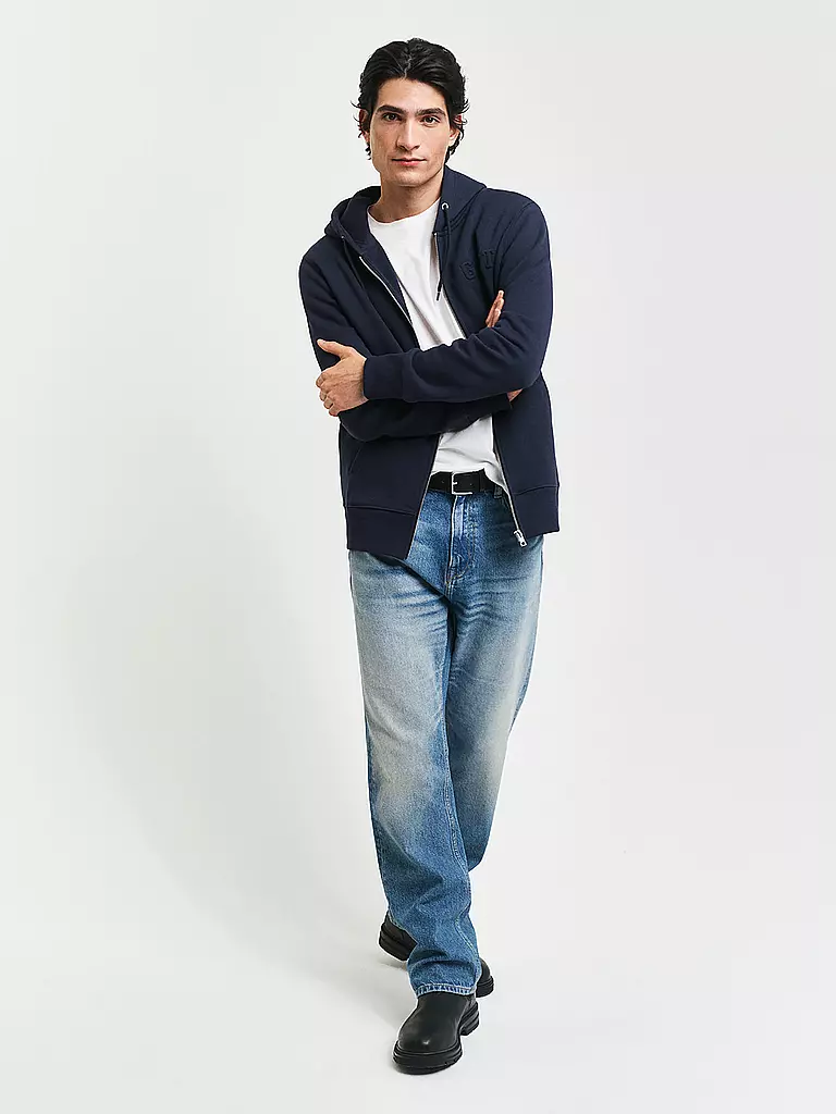 GANT | Kapuzensweatjacke | Blu scuro