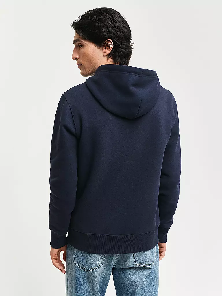 GANT | Kapuzensweatjacke | Blu scuro