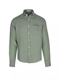 GANT | Leinenhemd Regular Fit  | Oliva