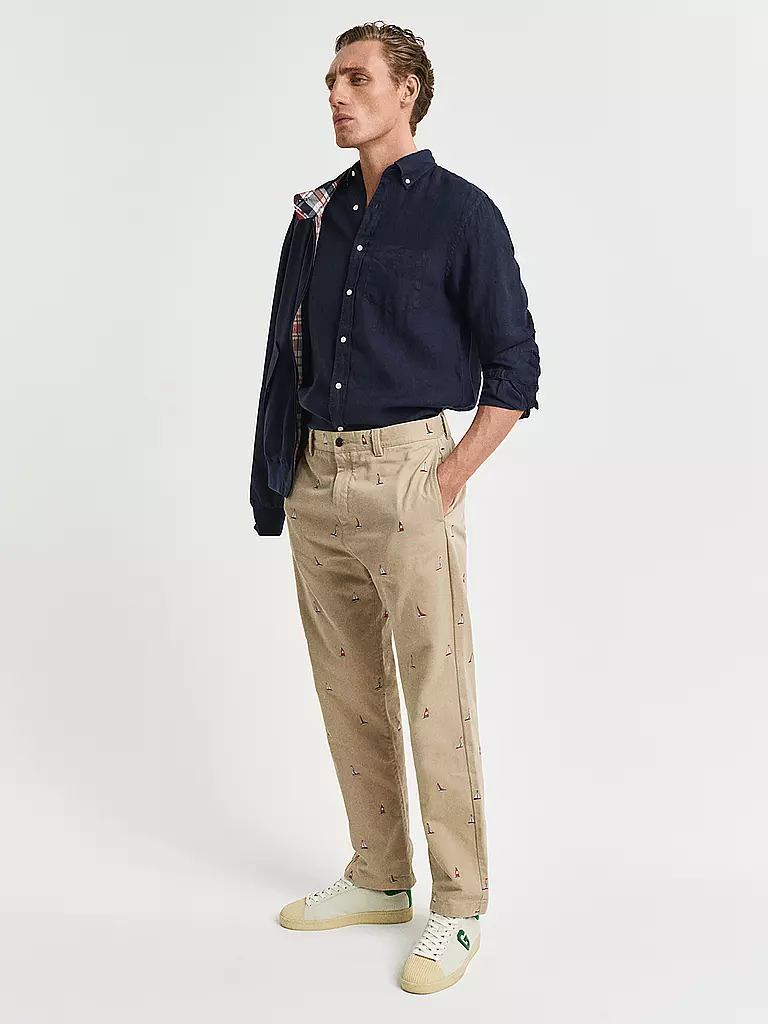 GANT | Leinenhemd Regular Fit  | Blu