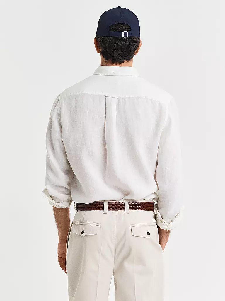 GANT | Leinenhemd Regular Fit  | Bianco