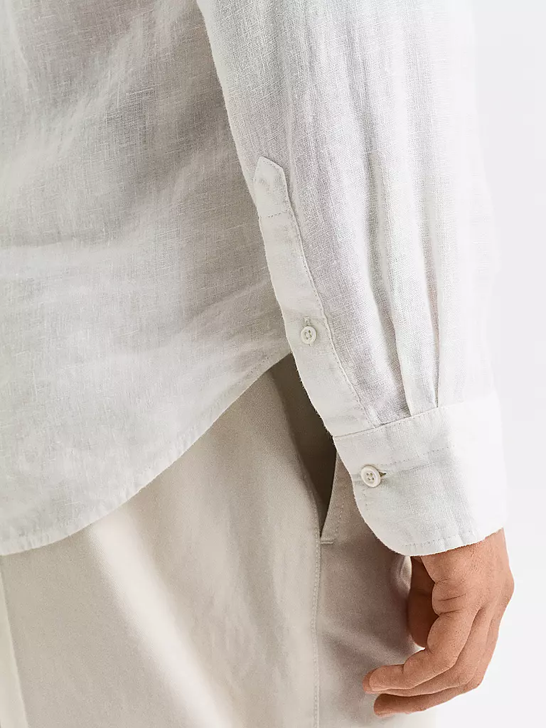 GANT | Leinenhemd Regular Fit  | Bianco