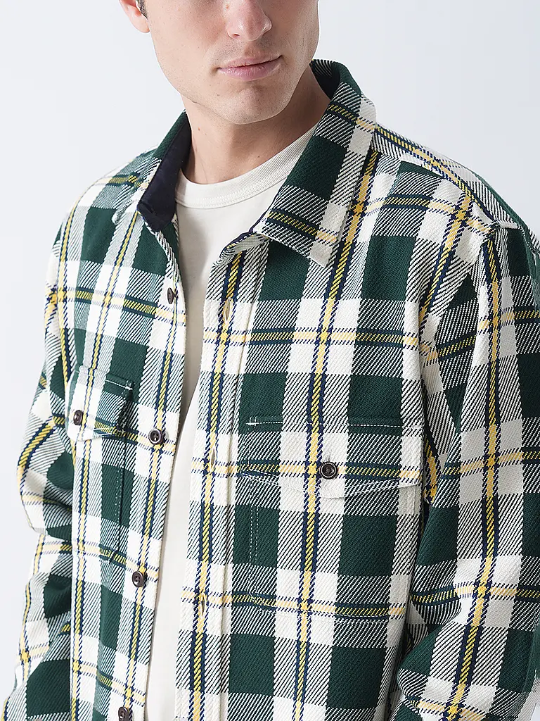 GANT | Overshirt

Marchio: GANT
Colore: verde scuro
Categorie: Moda, Uomo
Tag: Taglie forti

Lunghezza manica: Manica lunga
Materiale: Cotone
Forma colletto: Collo Kent
Motivo: A quadri
Vestibilità (capispalla): Regular
Stile: Casual
Dettagli: Tasche laterali | 