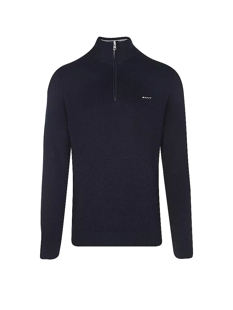GANT | Pullover Troyer | Blu scuro
