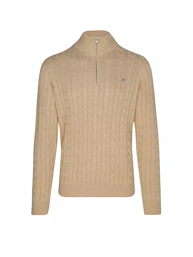 GANT | Pullover Troyer | Beige