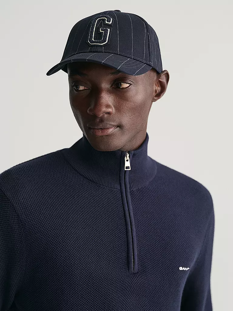 GANT | Pullover Troyer | Blu scuro