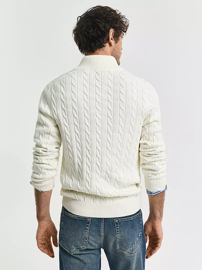 GANT | Pullover Troyer | Bianco