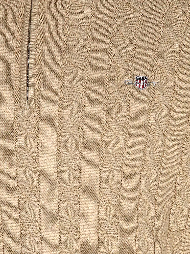 GANT | Pullover Troyer | Beige
