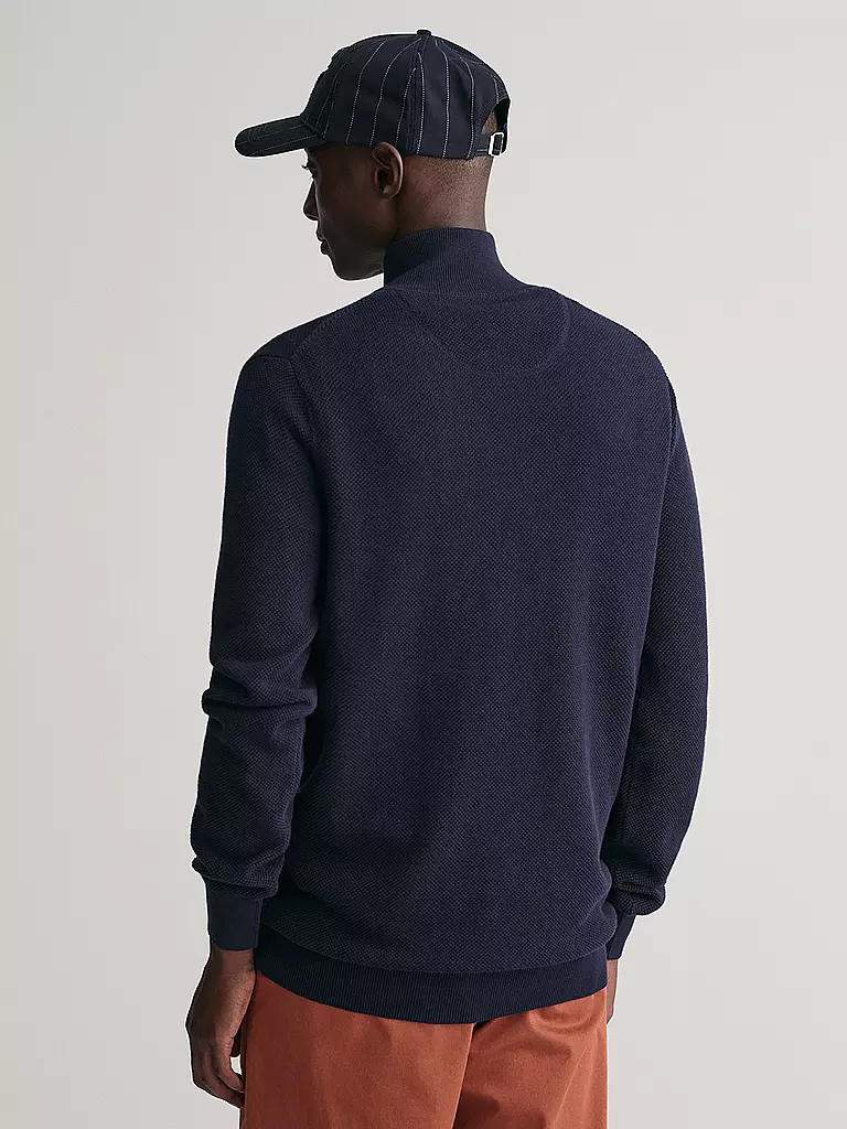 GANT | Pullover Troyer | Blu scuro