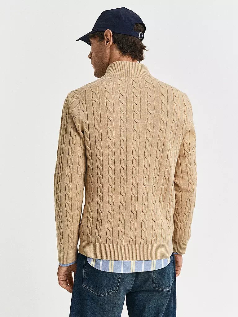 GANT | Pullover Troyer | Beige