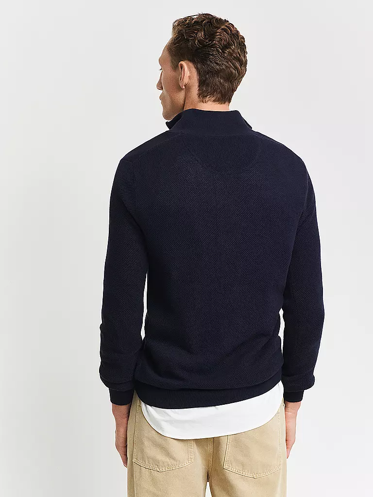 GANT | Pullover Troyer | Blu scuro