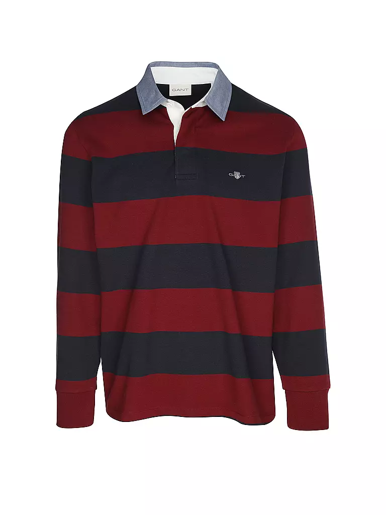 GANT | Rugbyshirt | Rosso scuro