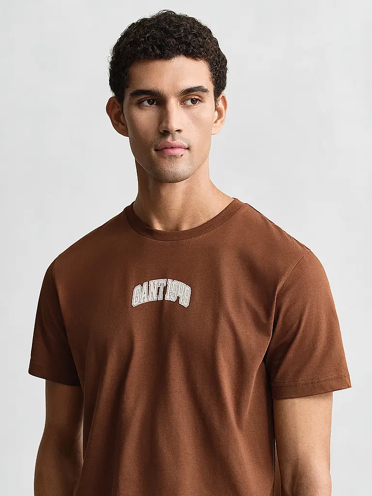 GANT | T-shirt GRAPHIC 1949 LOGO | Marrone