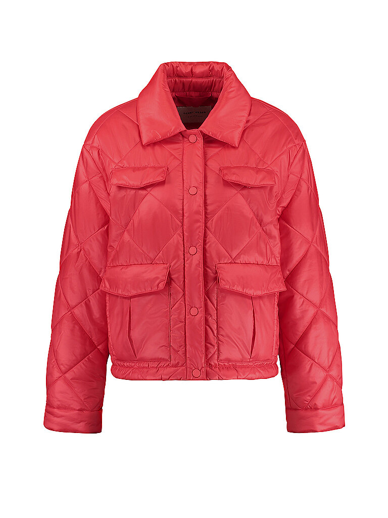 Giacca trapuntata leggera rosso 44