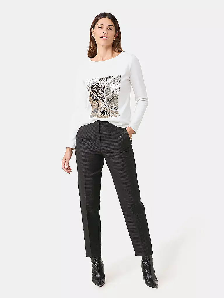 GERRY WEBER | Pantaloni business 7/8 | Nero