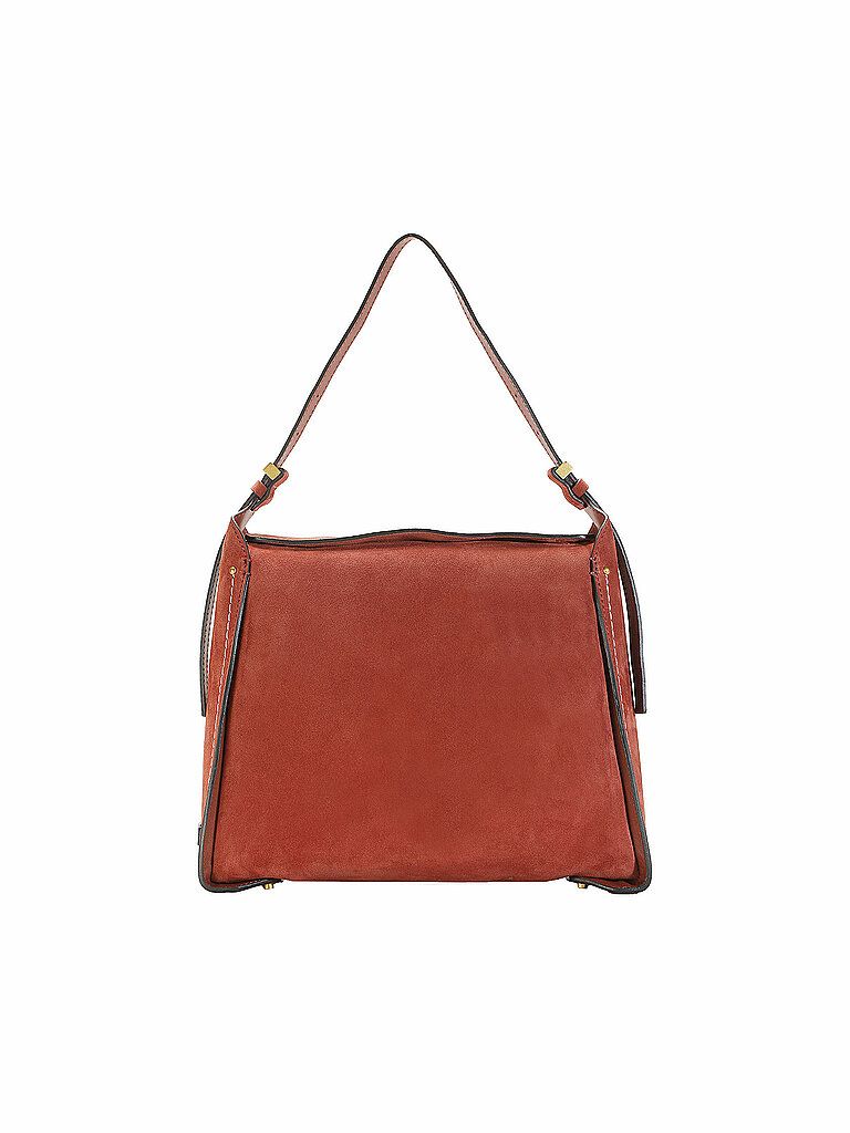 Borsa in pelle - Hobobag PENELOPE rosso scuro